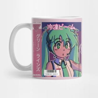 Vaporwave aesthetic city pop anime Mug